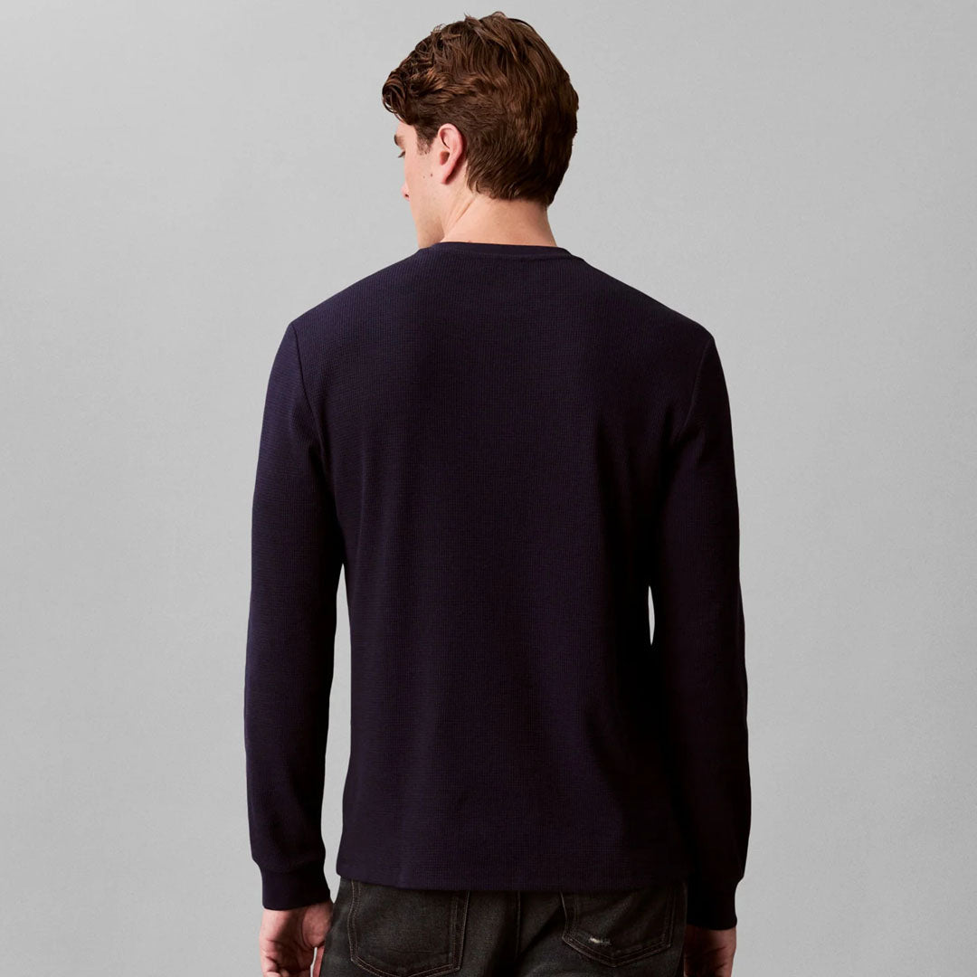 Maicë Calvin Klein LS WAFFLE BADGE CREWNK TEE