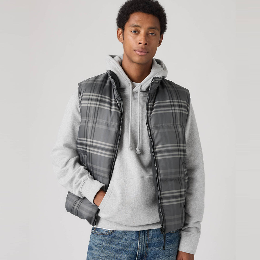 Jelek Levis ROCKWELL REVERSIBLE VEST DUTTON PLAID