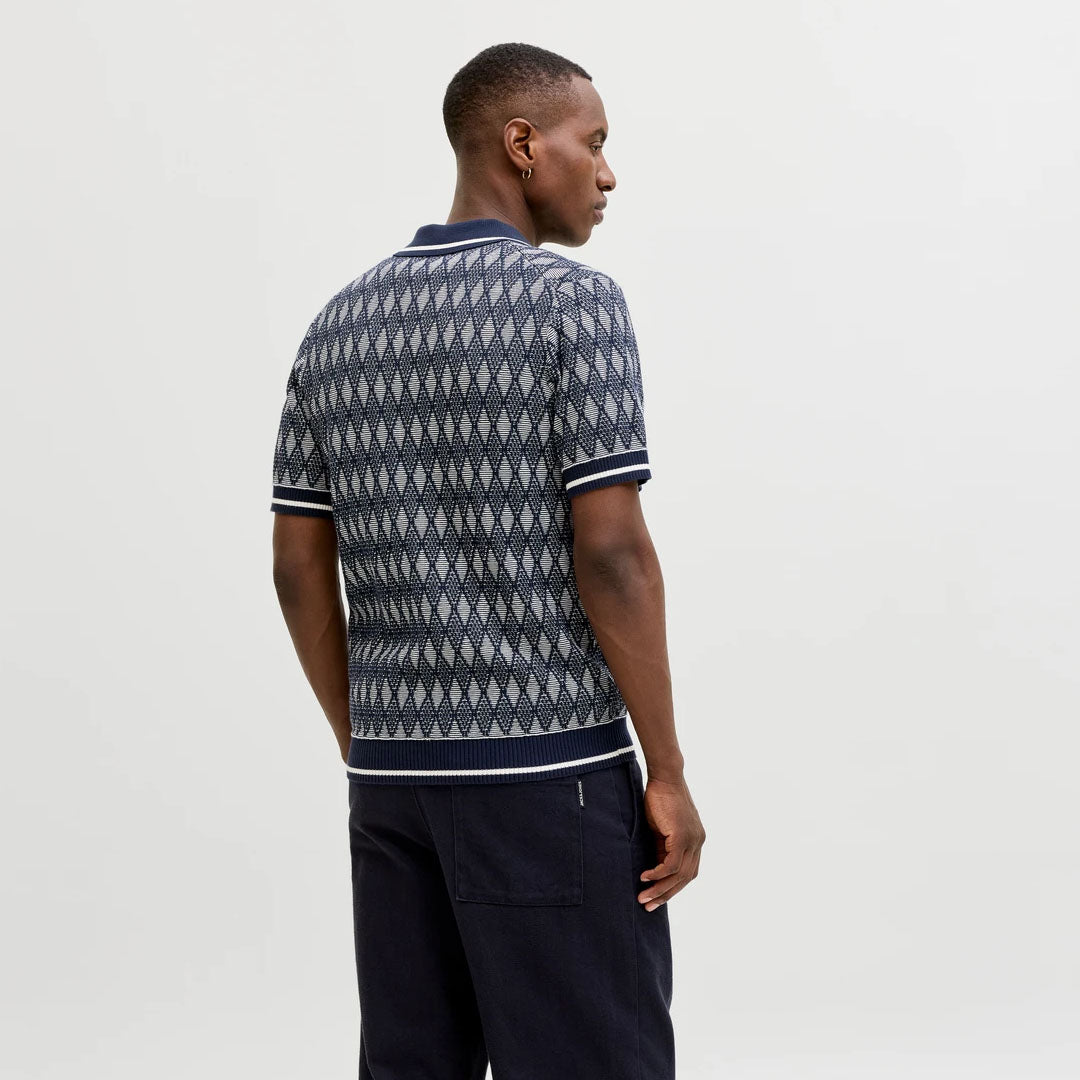 Bluzë JACK & JONES JPRBLUZACK STRUCTURE KNIT POLO
