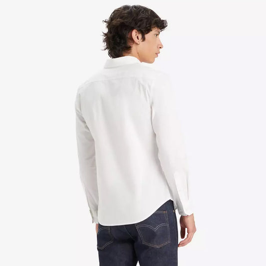 Këmishë LEVIS LS BATTERY HM SHIRT SLIM BRIGHT WHIT