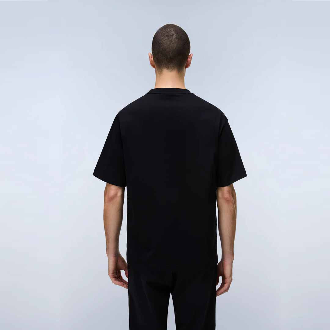 Maicë Napapijri S-ELEVATED LOGO SS BLACK BEAUTY