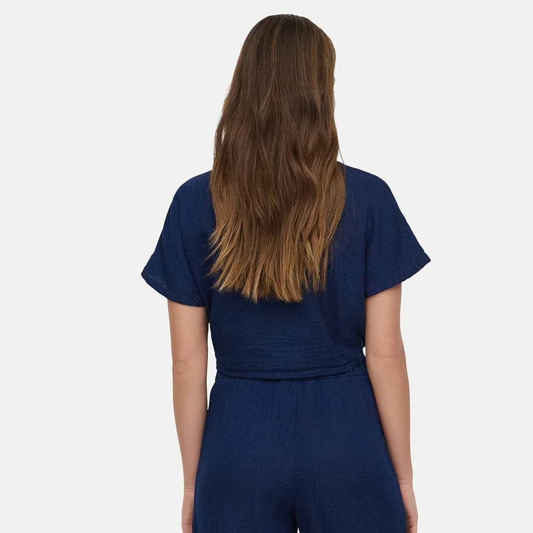 Këmishë Only ONLLEONI SEERSUCKER CAP KNOT SHIRT WV