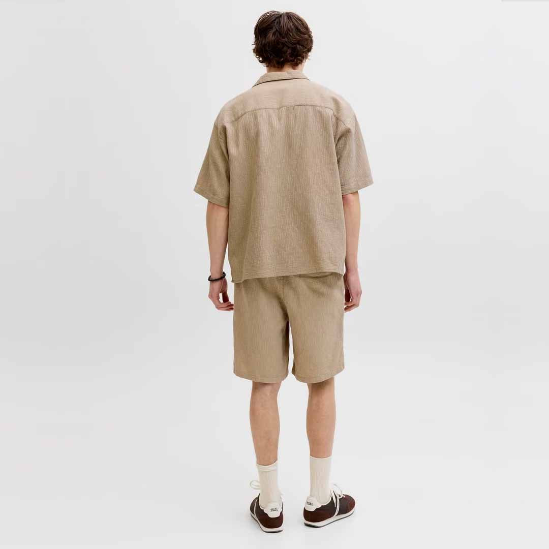 Pantallona të shkurtra Jack & Jones JPSTJAIDEN WAVY JOGGER SHORT REG SN