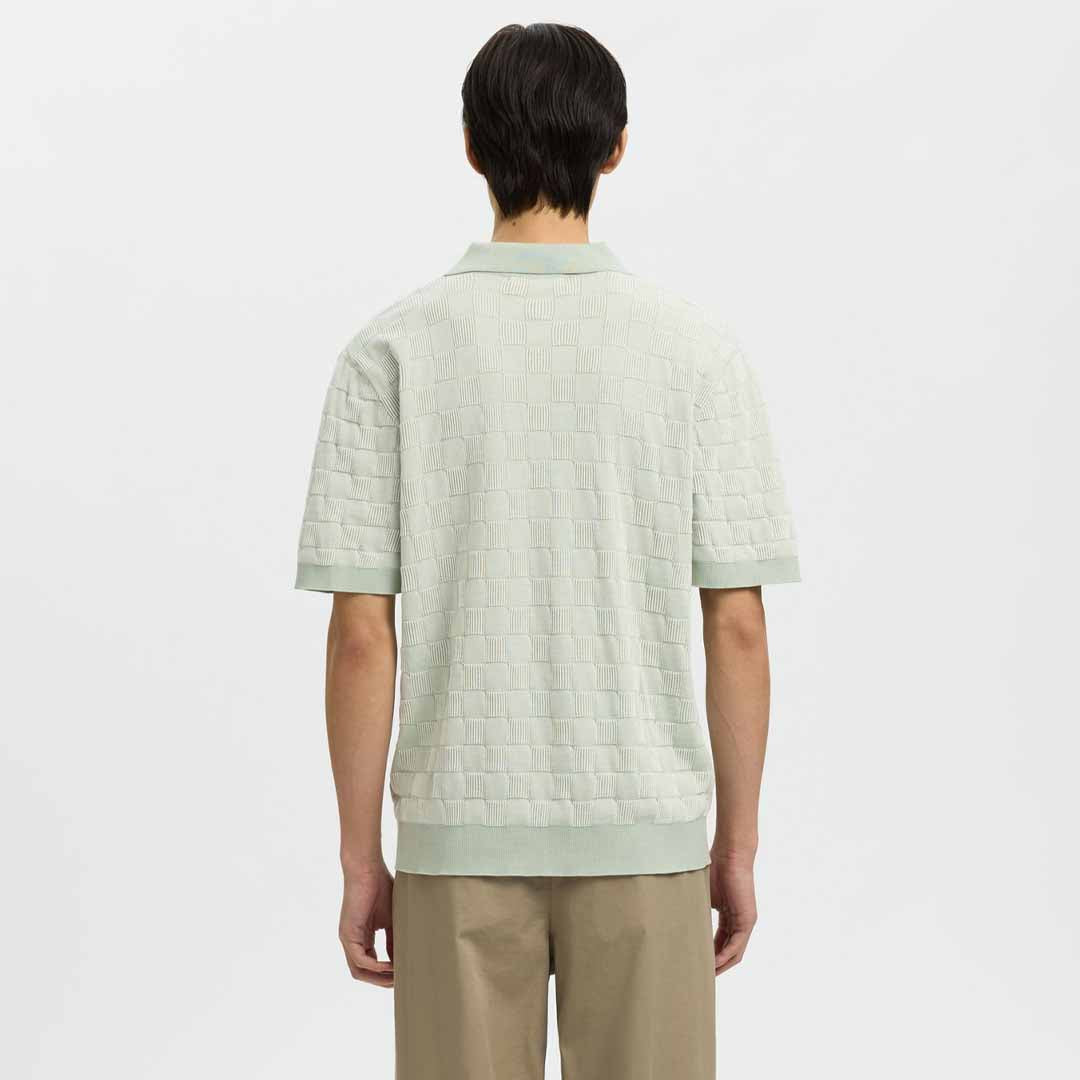 Maicë Selected SLHMILAS SS KNIT RELAXED COLOR OPEN POLO