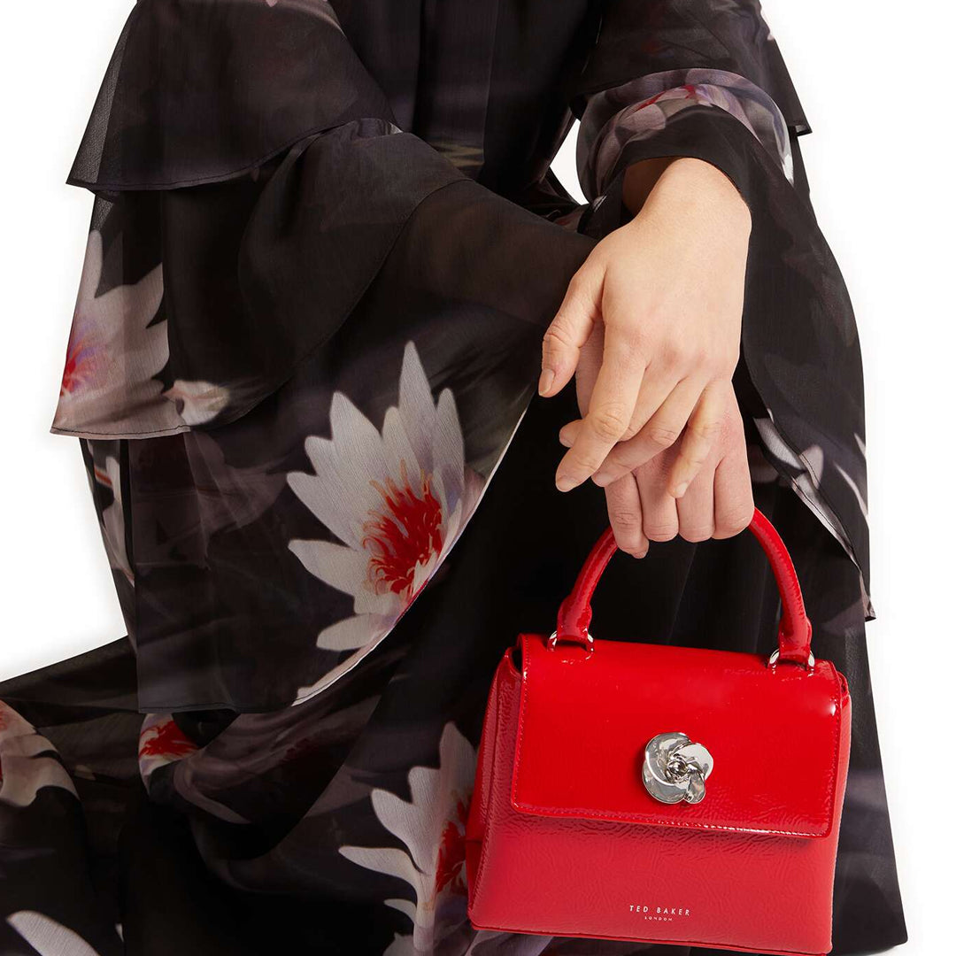 Qantë Ted Baker Rose Detail Mini Crinkle Bag 2