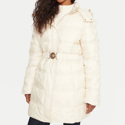 Jakne GUESS IMMA LOGO MIDI PUFFER