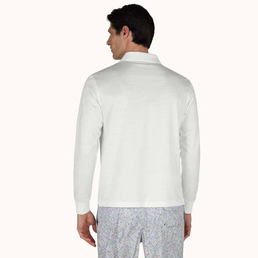 Maicë Paul & Shark MEN'S KNITTED COTTON POLO SHIRT