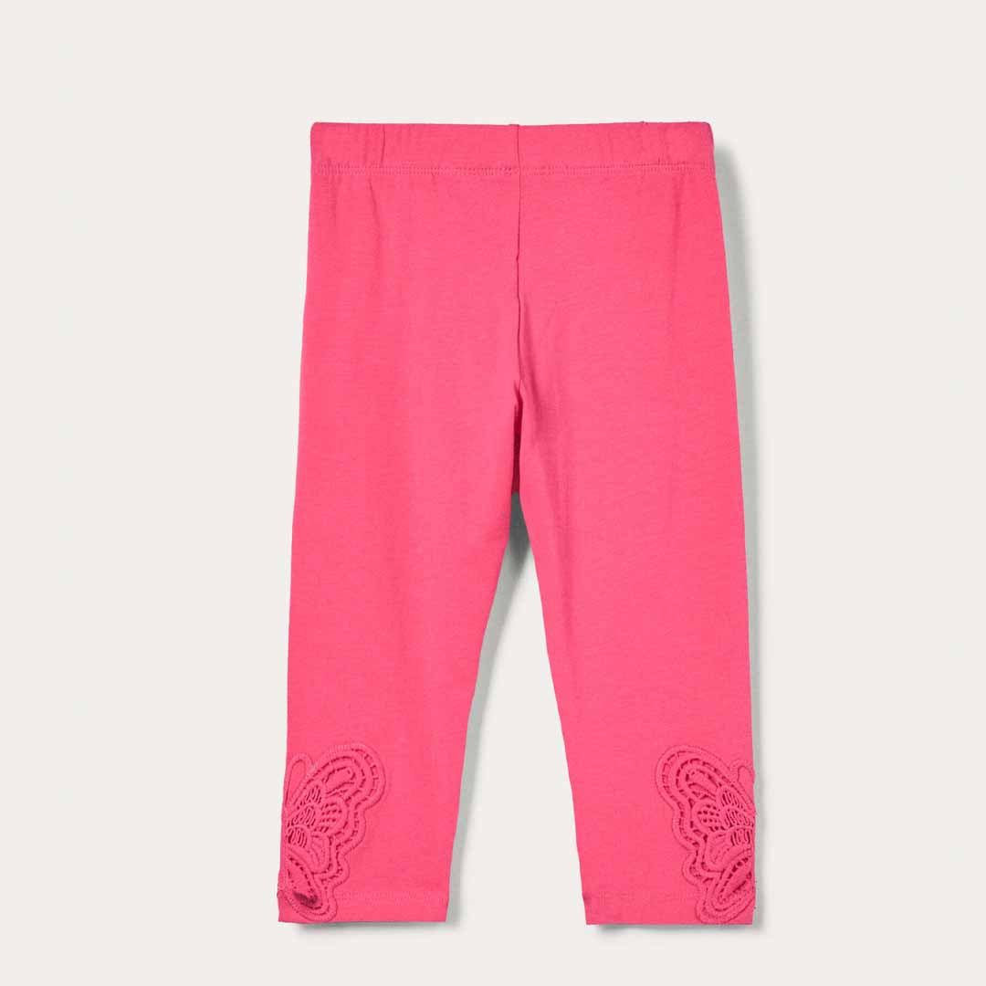 Pantallona Blukids LEGGINGS W/B FUXIA PINK