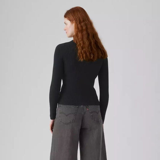 Bluzë LEVIS RIB CREW SWEATER ANTHRACITE NIGHT RIB