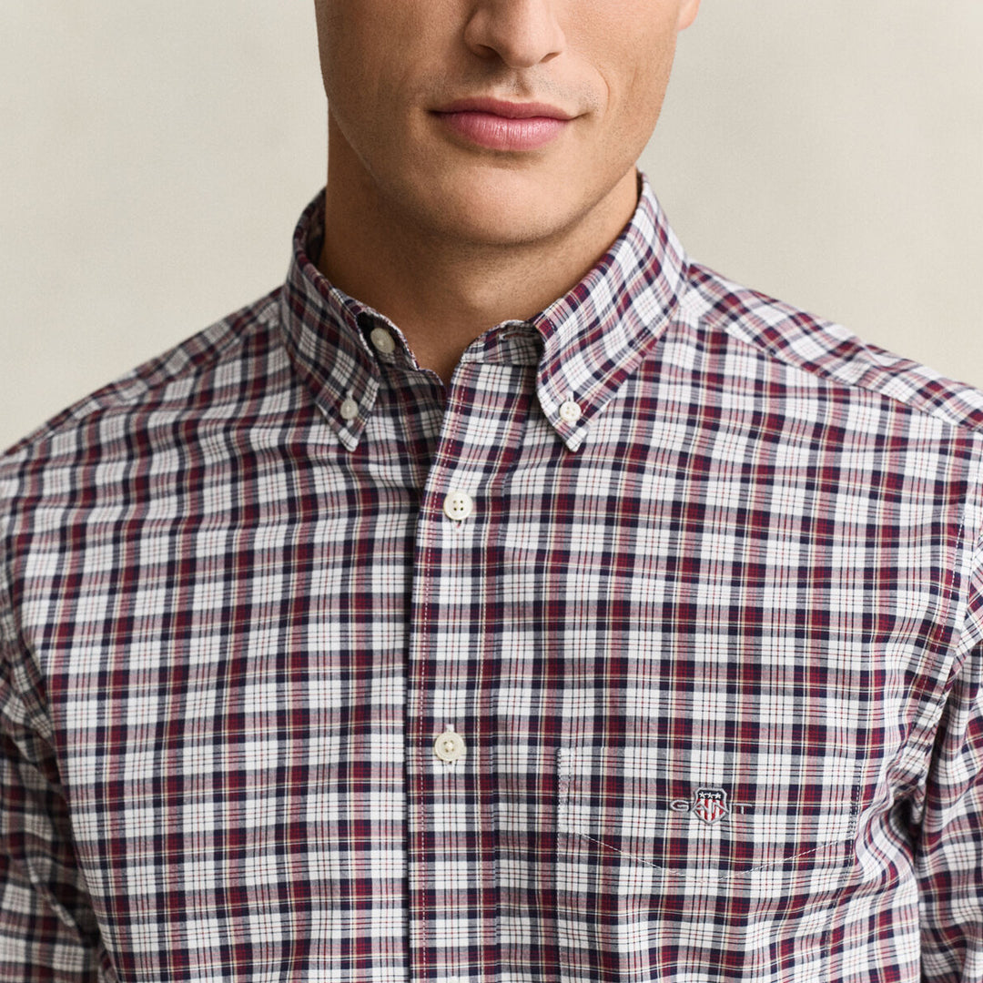 Këmishë Gant REG POPLIN CHECK SHIRT