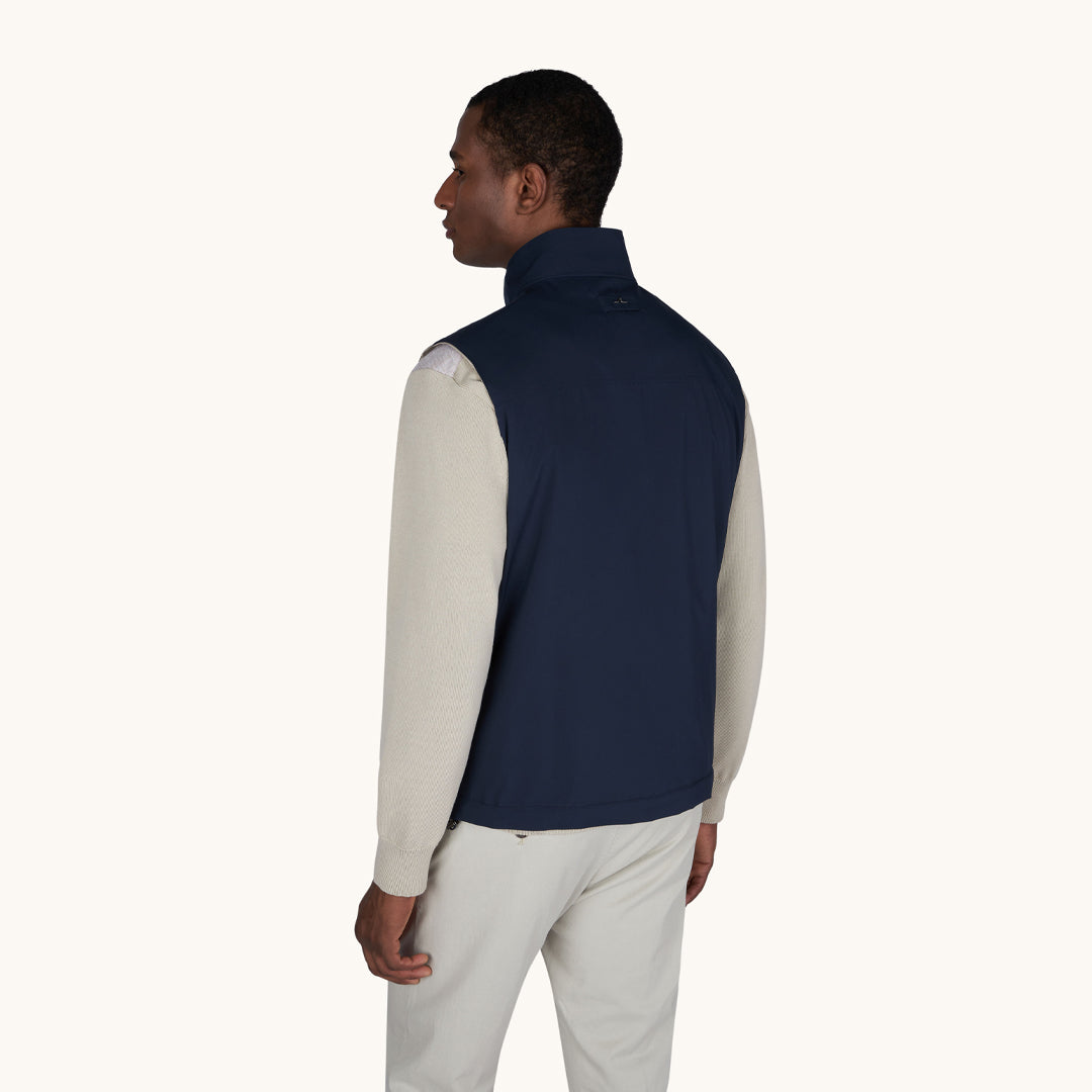 Jelek Paul & Shark MENS WOVEN REVERSIBLE VEST