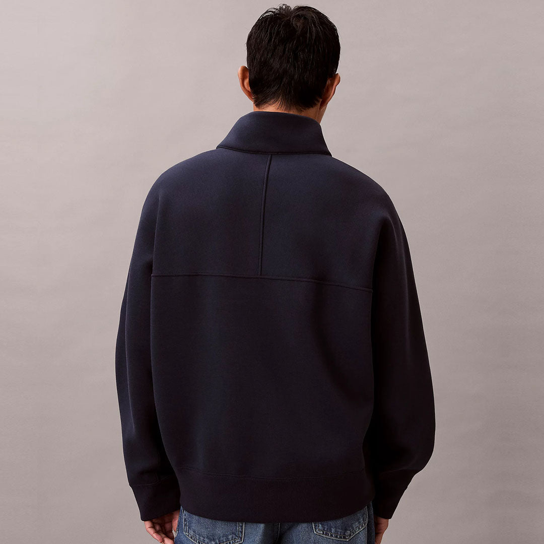 Duks Calvin Klein LS COTTON SPACER STRIPE RIB QTR