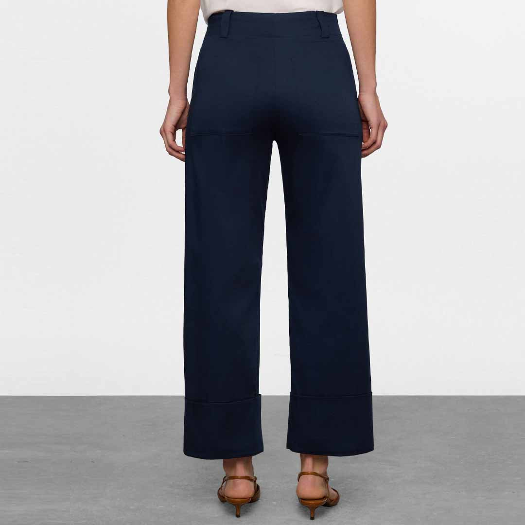 Pantallona Upim PANTA RISVOL NAVY BLUE
