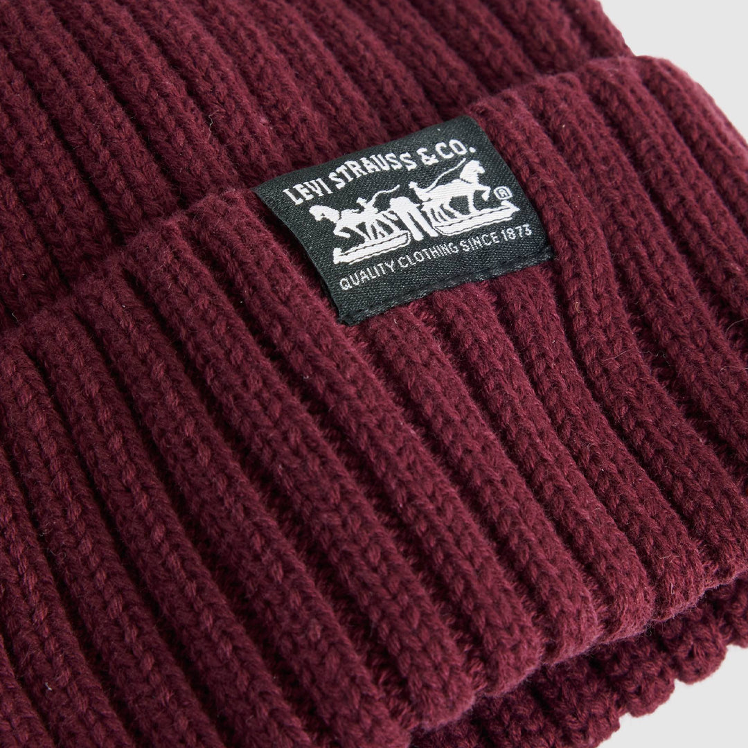 Kapelë Levis SUNSET BEANIE TAWNY PORT