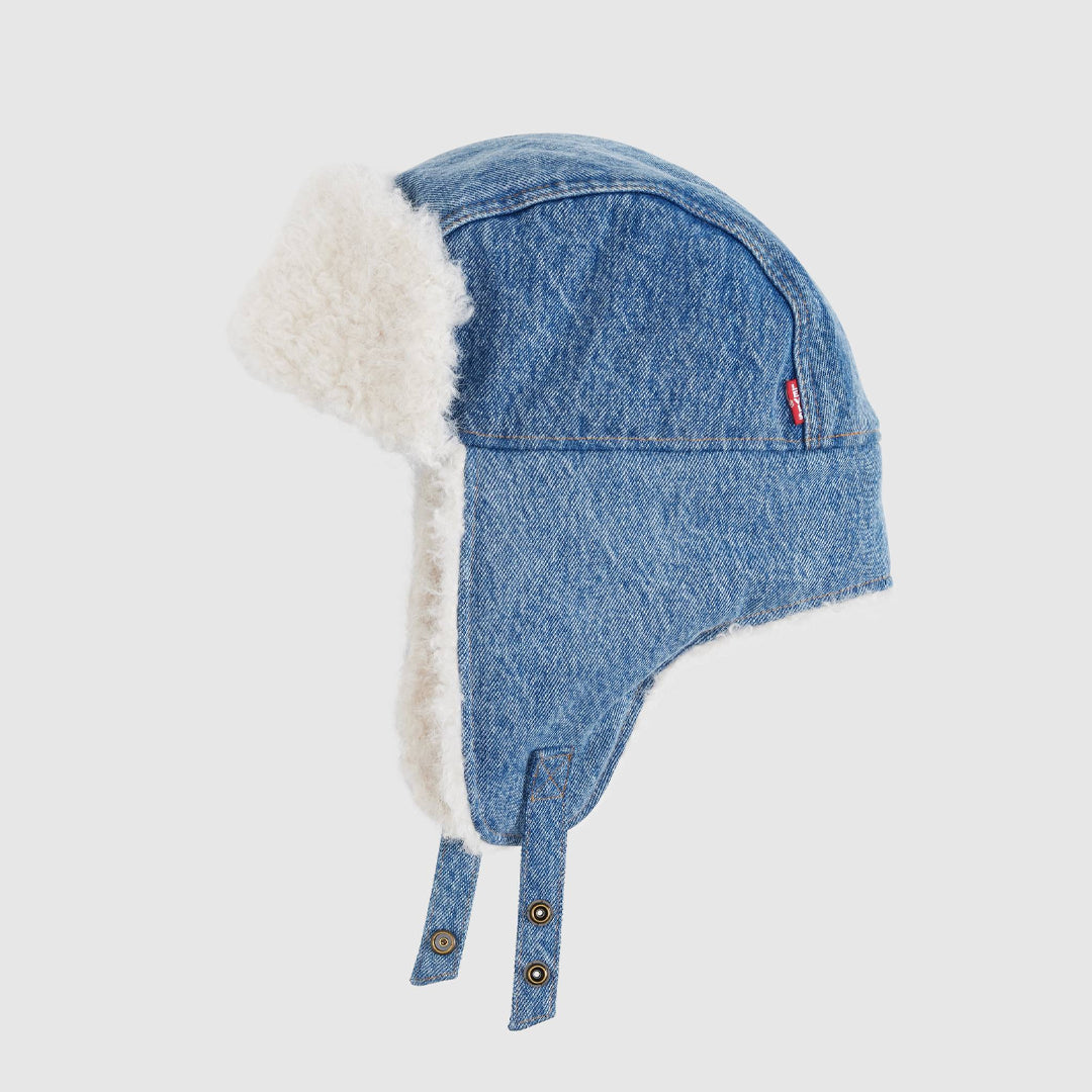 Kapelë Levis COZY TRAPPER BLUE SKY WASH