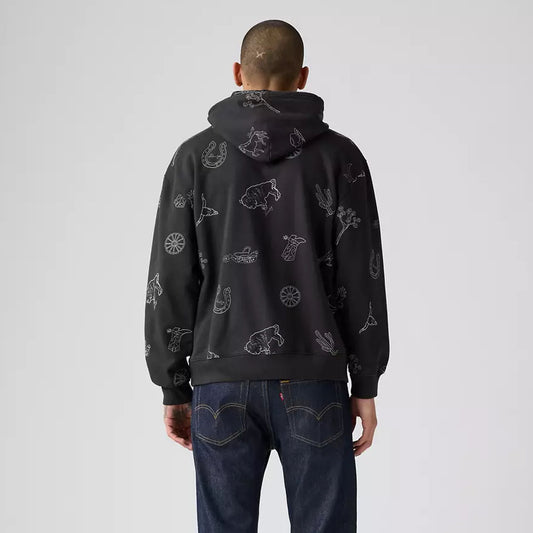 Duks LEVIS RELAXED GRAPHIC PO WESTERN AOP PHANTOM