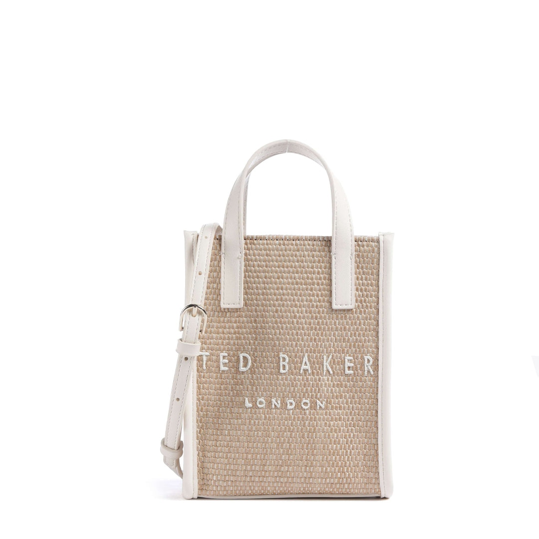 Qantë Ted Baker Faux Raffia Mini Icon Bag 2