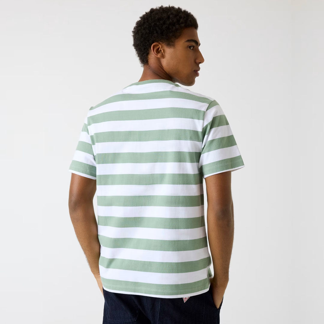 Maicë GUESS JEANS GJ SS CN REG STRIPED YD TEE