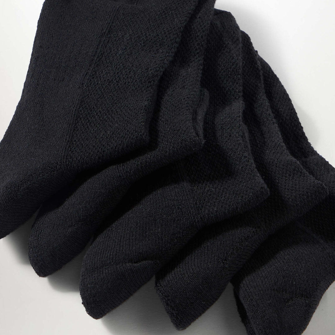 Qorape Upim PK5 SNEAKER  BLACK