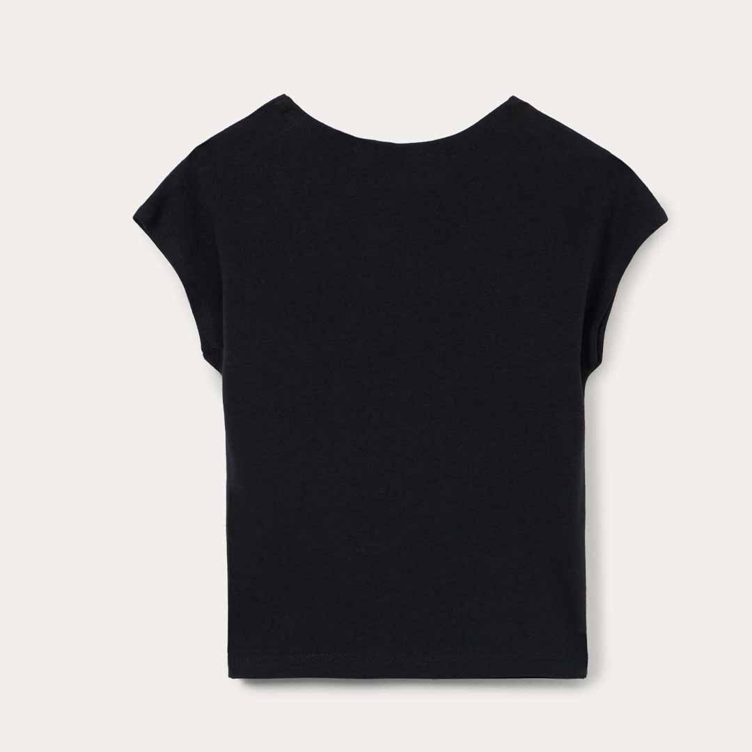 Maicë Blukids T-SHIRT SOLI BLACK BEAUTY
