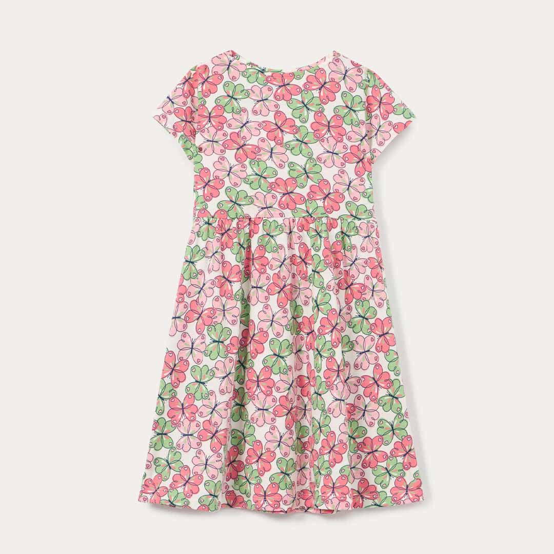 Fustan Blukids DRESS AOP    OFF WHITE