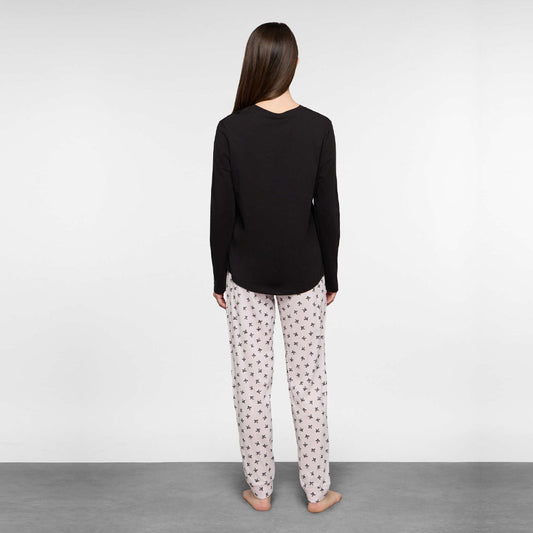 Pizhame Upim L/S PYJAMAS  BLACK