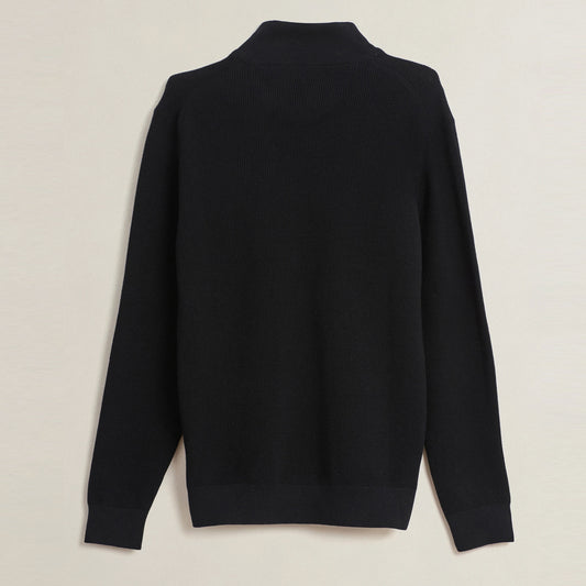 Duks Gant WAFFLE KNIT ZIP CARDIGAN