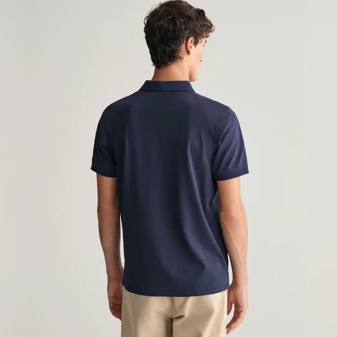 Maicë Gant REG CONTRAST PIQUE SS POLO