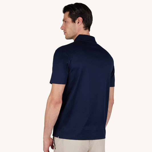 Maicë Paul & Shark MEN'S KNITTED COTTON POLOSHIRT