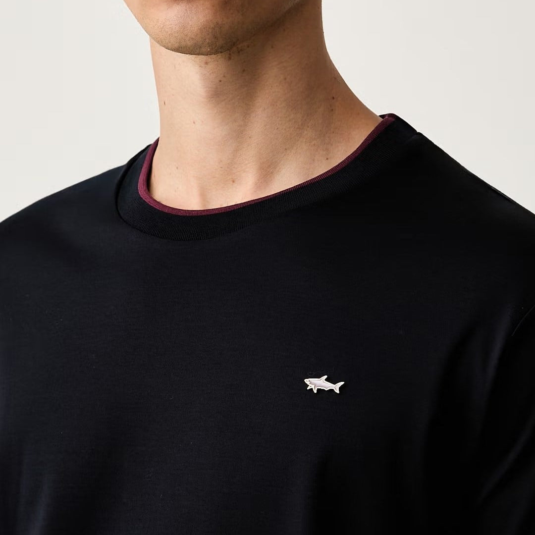 Maicë Paul & Shark MENS KNITTED COTTON T-SHIRT