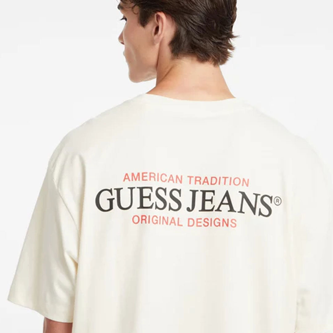 Maicë GUESS JEANS GJ SS CN OS AMERICAN TRAD TEE
