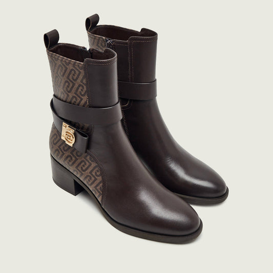 Këpucë Liu Jo JANICE 03 - ANKLE BOOT CALF LEATHER/