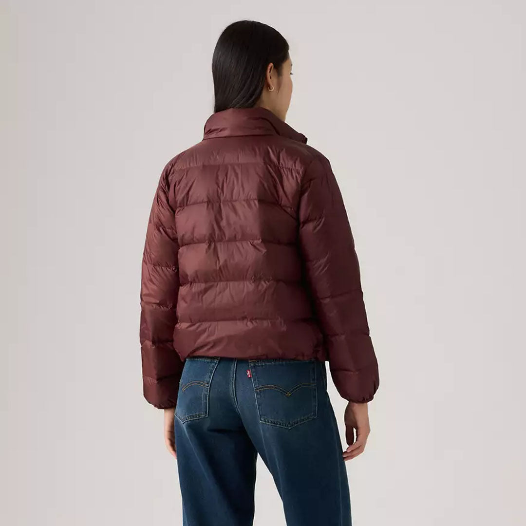 Jakne LEVIS WILLA DOWN PACKABLE JACKET CHOCOLATE T