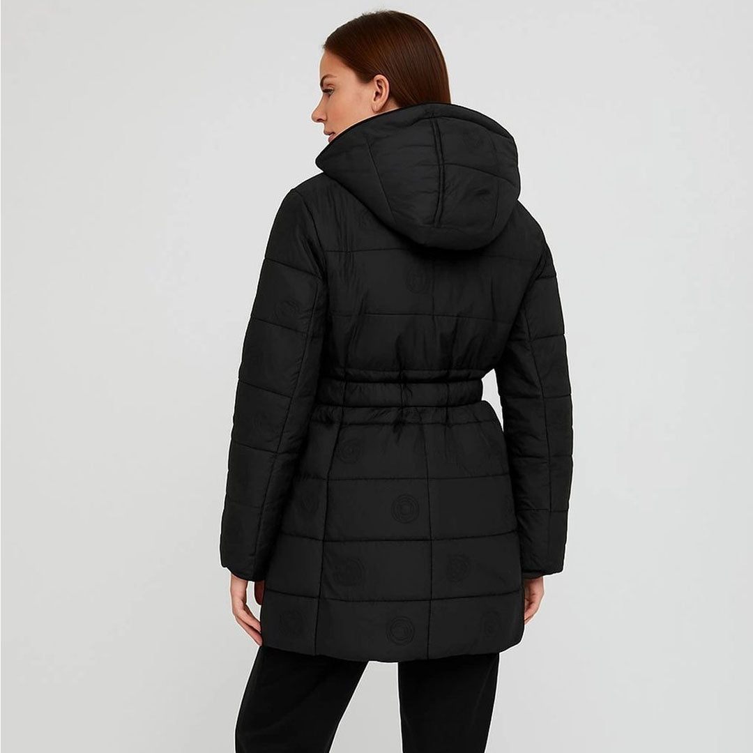 Jakne GUESS IMMA LOGO MIDI PUFFER