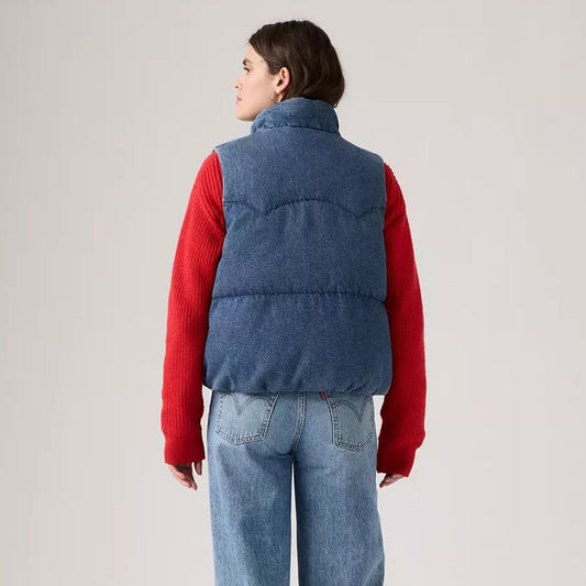 Jelek LEVIS WESTERN BUBBLE VEST CITY WORN OW