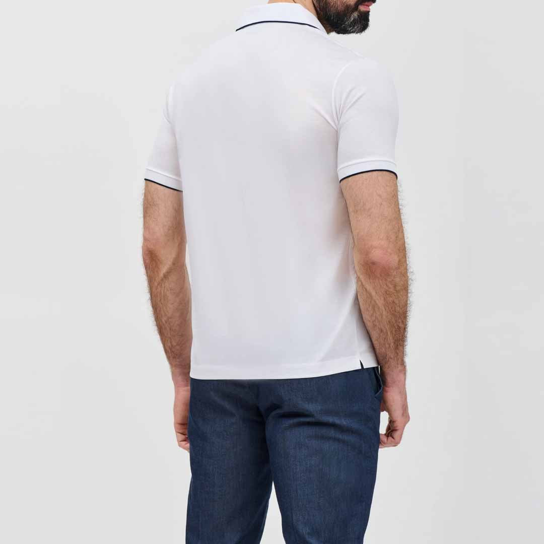 Maicë Paul & Shark MENS KNITTED COTTON POLOSHIRT