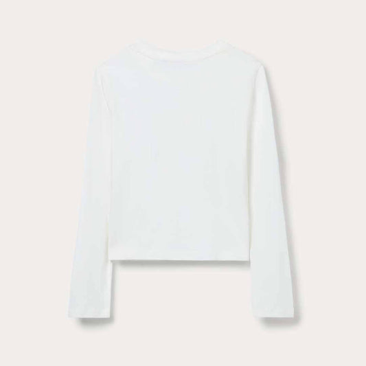 Maicë Blukids T-SHIRT LS S OFF WHITE