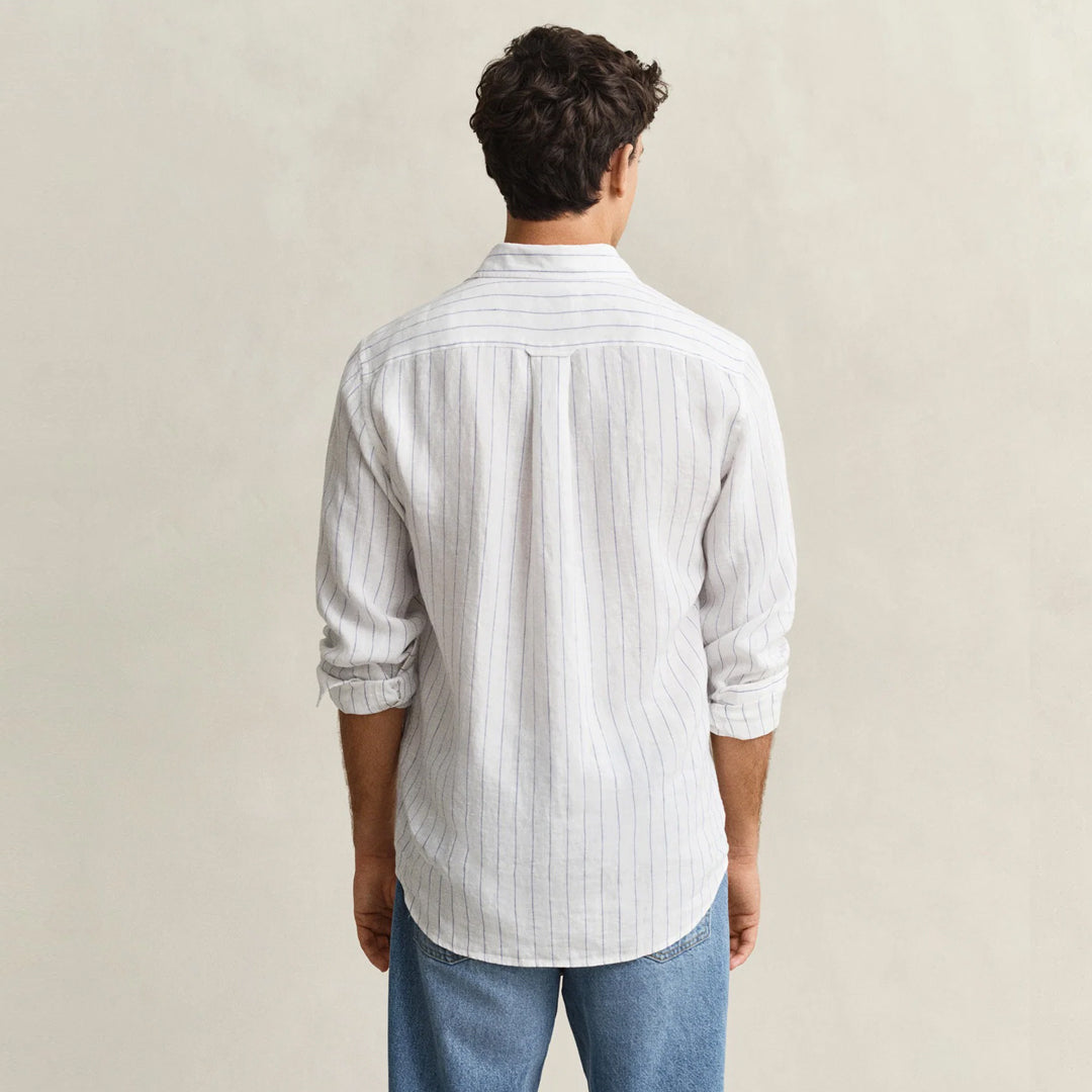 Këmishë Gant REG LINEN STRIPE SHIRT