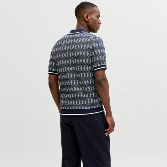 Maicë Jack & Jones JPRBLUZACK STRUCTURE KNIT POLO SS LN