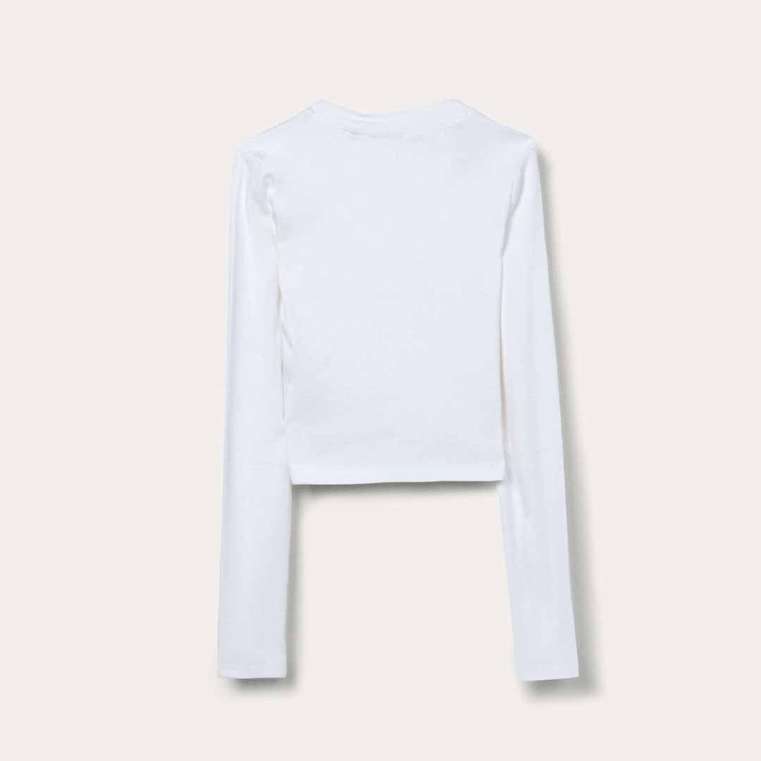 Maicë Blukids T-SHIRT L/S  OPTICAL WHIT
