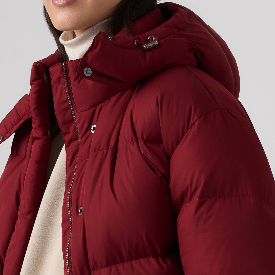 Jakne Levis TATE BUBBLE PUFFER WARM CABERNET NYLON
