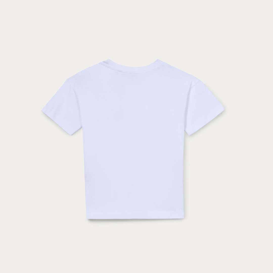 Maicë Blukids T-SHIRT POCK BRILLIANT WH