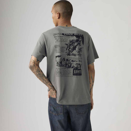 Maicë Levis SS RELAXED FIT TEE KNOW YOUR WEST 3 SMO