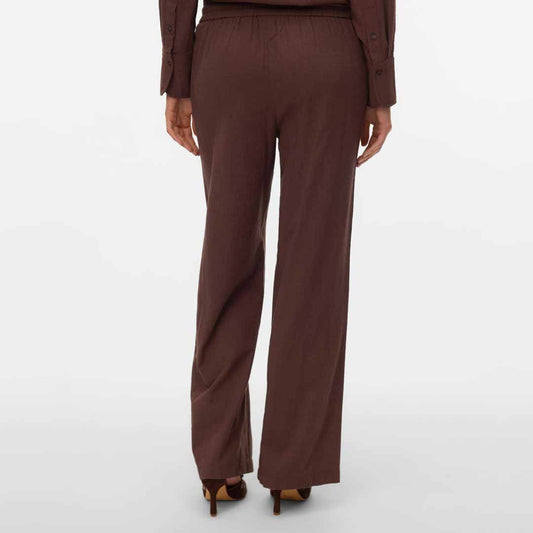 Pantallona Vero Moda VMCAIA MW WIDE PANT WVN NOOS