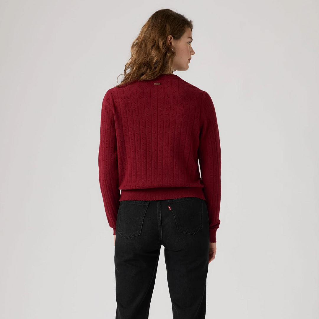 Bluzë Levis SUPER SOFT CREWNECK CARDI POINTELLE WA