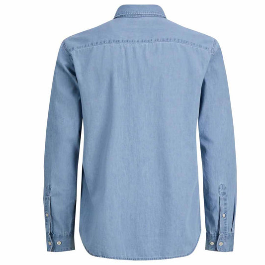 Këmishë Jack & Jones JPRBLUELIAS DENIM  PRINT L/S SHIRT