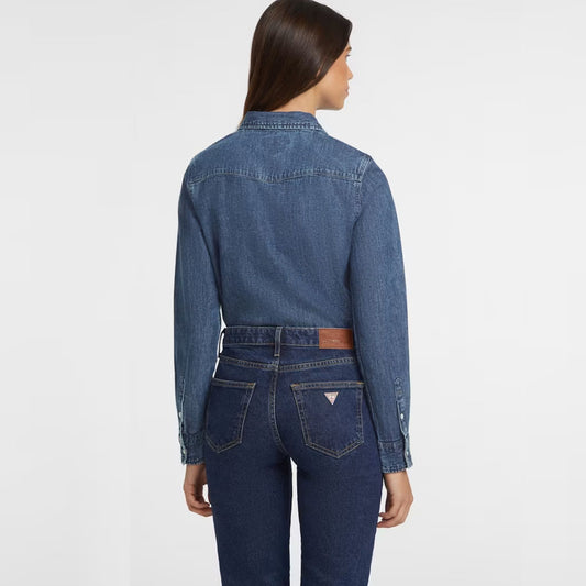 Këmishë GUESS JEANS GJ SLIM LS DENIM SHIRT