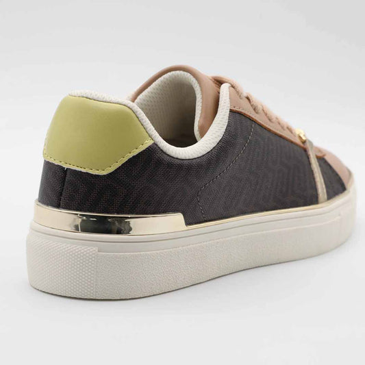 Patikë Liu Jo KIKI 01 - SNEAKER SPREADING/MONOGRAM S BROWN