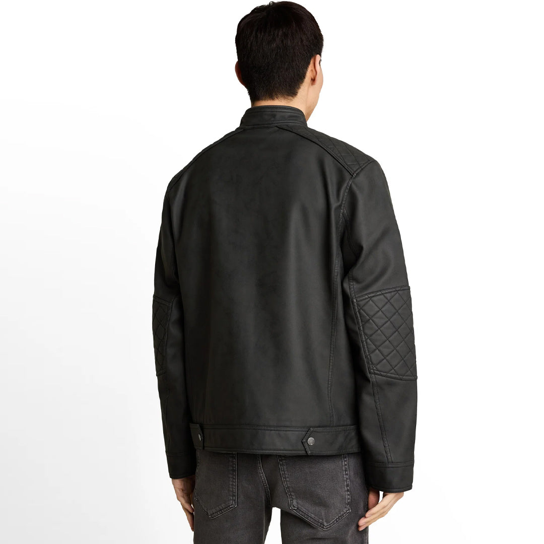 Jakne Tom Tailor faux velour touch leather jack