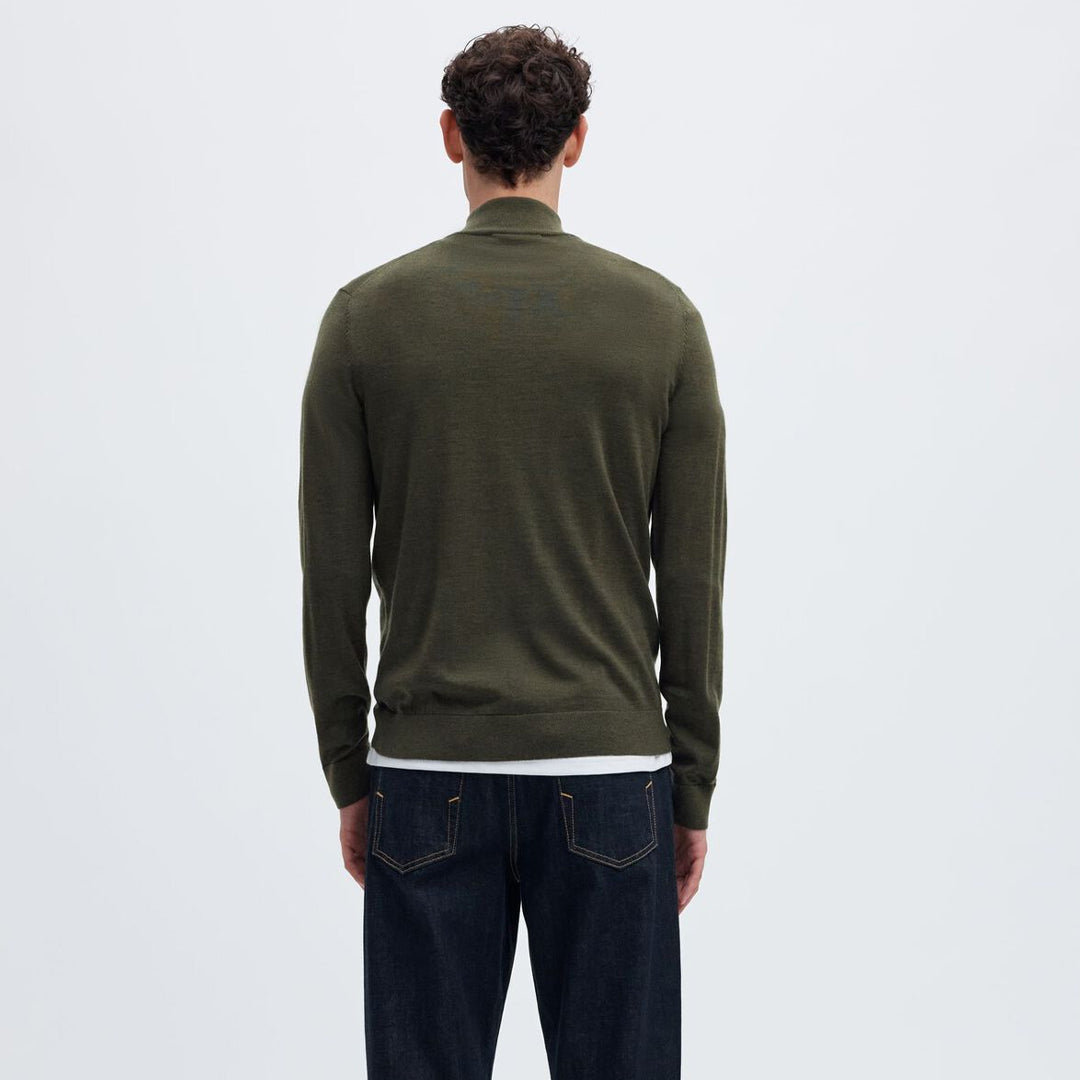 Xhemper Selected SLMTRAY LS KNIT REG MERINO HALF Z